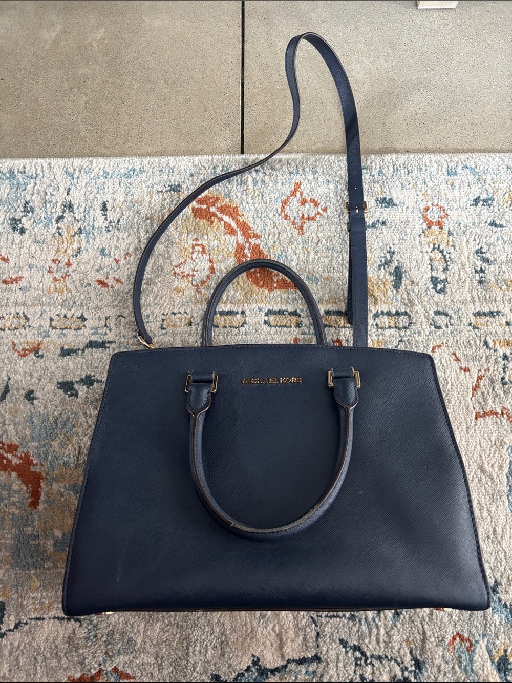 Michael Kors Sutton Large Saffiano Leather Satchel